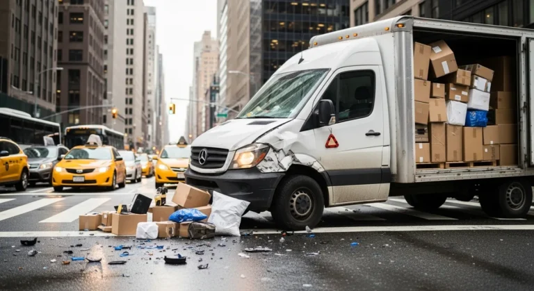 delivery driver injury claims after a city traffic accident