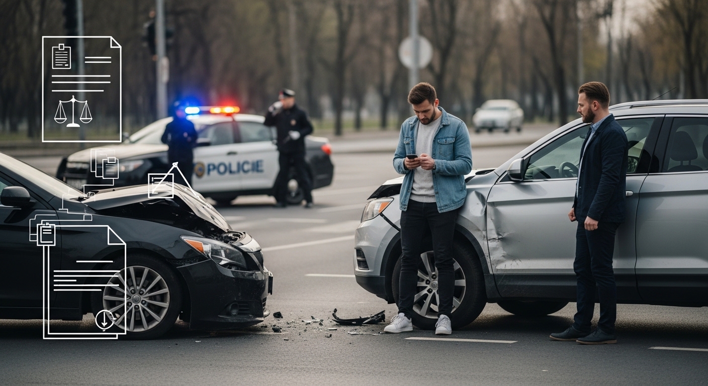 Distracted driving accident claims involving phone evidence after a car crash